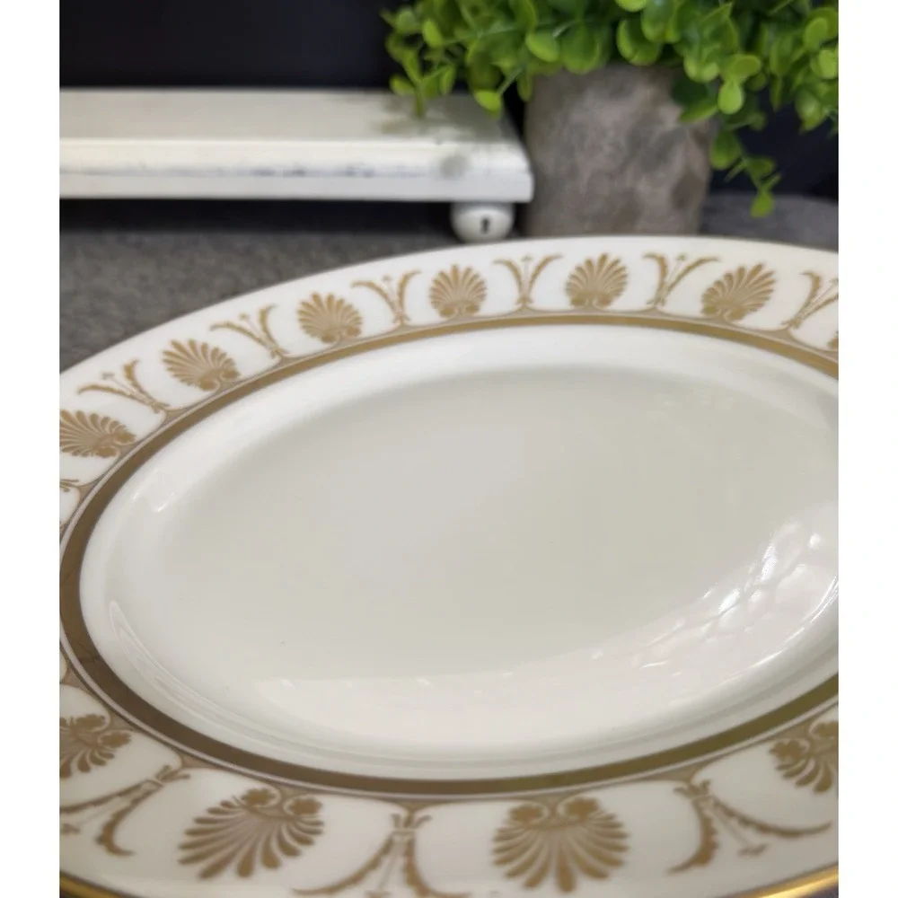 Richard Ginori POMPEII Gold 10‎ in Dinner Plate Italy